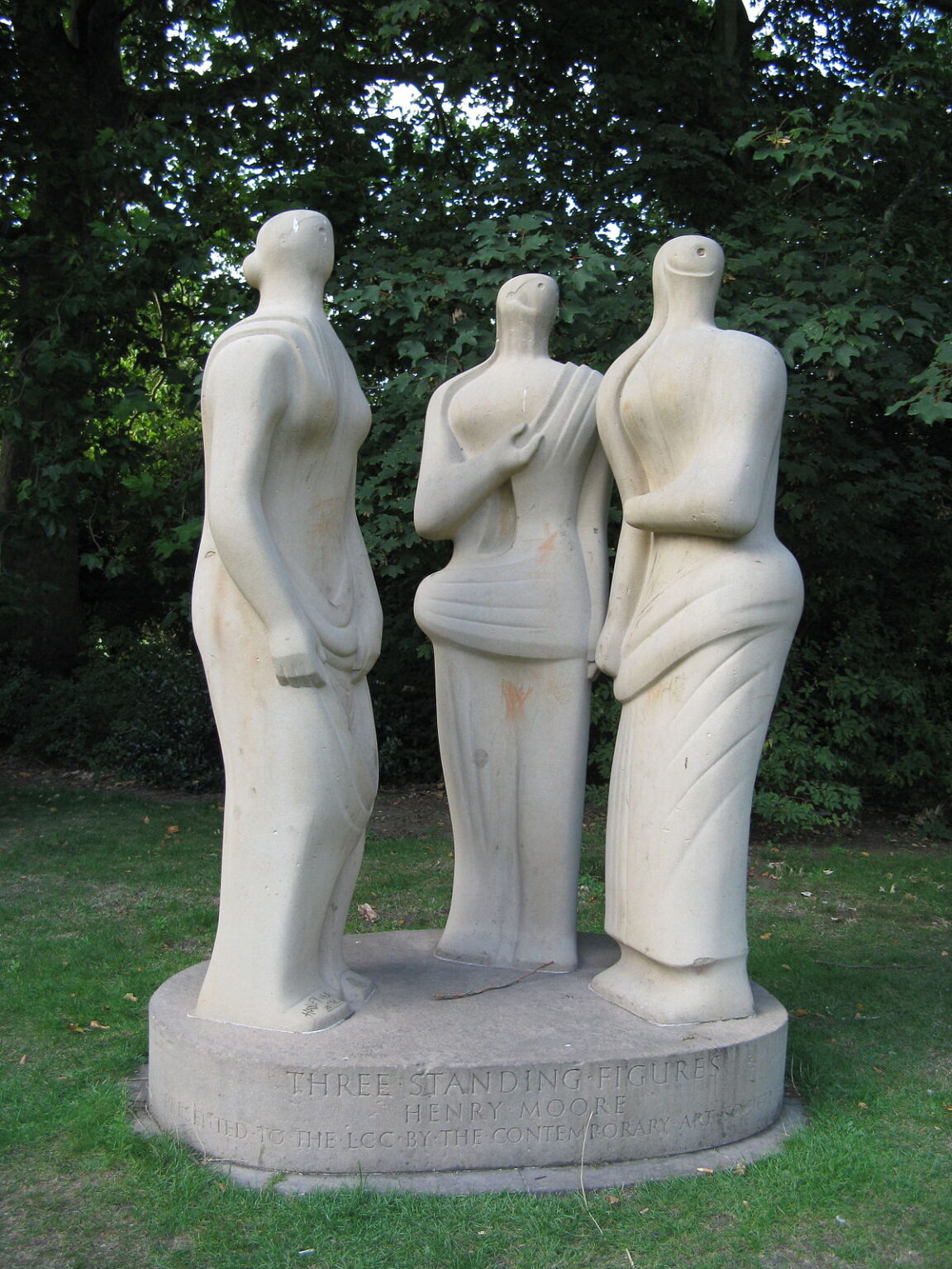 henry moore standing figures